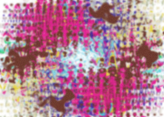 An abstract transparent psychedelic wavy vignette design element overlay.