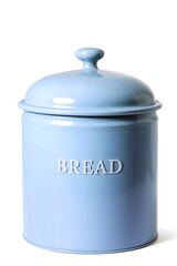 Domed Bread Bin in Minimalist Pastel Blue