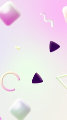 Bright Polygon Stylish Background
