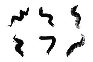 Creative Grunge Brush Stroke Abstract Bundle