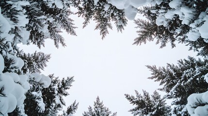 Snowy Forest in Winter Wonderland