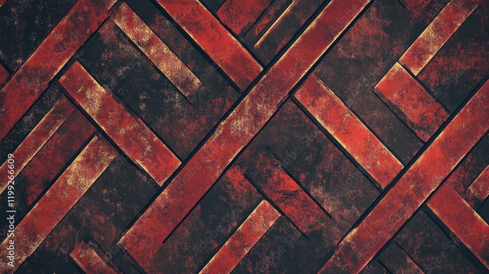 Poster Abstract background with dark red and black intersecting lines.  Perfect for modern designs.