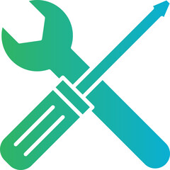 Fix icon single vector illustration