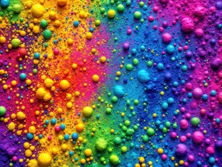 Vibrant holiday holi paint texture for festive design and print projects