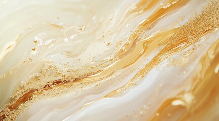 Liquid Gold Abstract: A captivating abstract  gold liquid against a pure white backdrop.marble wall art, glass wall art, tempered glass wall art, wall decor, panaromic wall art, luxury wall art, wall 