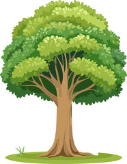 Tree isolated ai generative