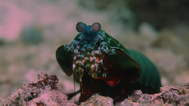 Peacock mantis shrimp, Siamil, Malaysia