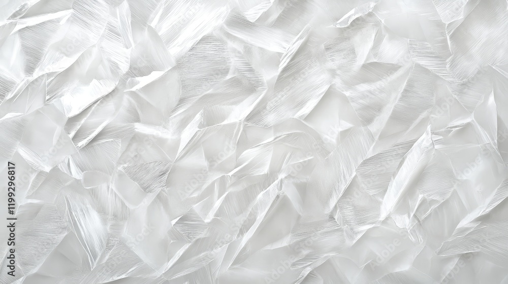 Poster abstract white crumpled paper texture background