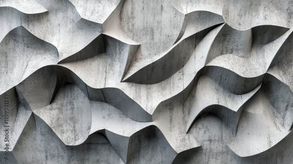 Poster abstract gray textured background. modern 3d design.