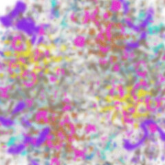 An abstract transparent psychedelic wavy vignette design element overlay.