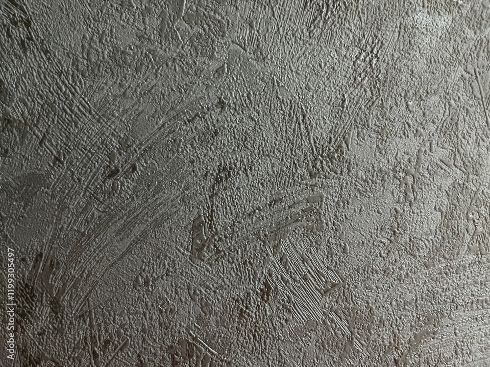 Poster textured gray surface with abstract rough brush strokes and patterns, ideal for background, design elements, and industrial themes