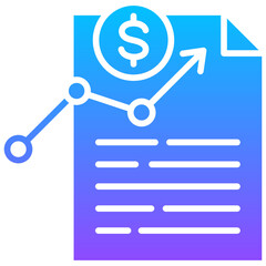 Financial Report Icon