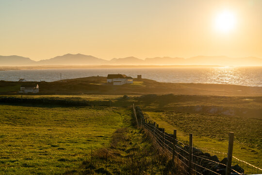 Sunrise aorund the Rhoscolyn healand Isle of Anglesey