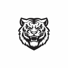 Vector of a tiger head.
