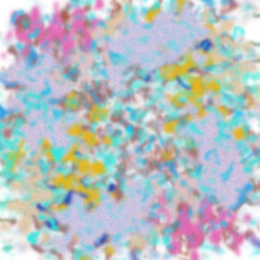 Fototapeta premium An abstract transparent psychedelic wavy vignette design element overlay.