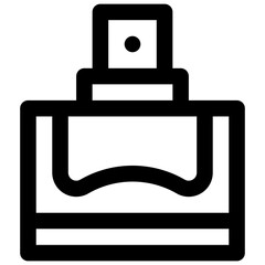 Perfume. Editable stroke vector icon.