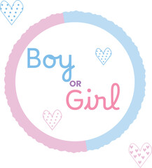 Boy Or Girl, Gender Reveal, Baby shower