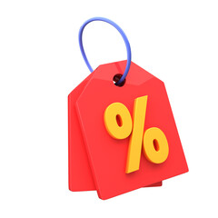 price tag 3d icon and tag 3d Illustration