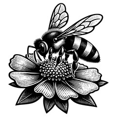 Bee Vector Illustration