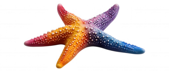 [Artificial coral starfish decoration] Vibrant Starfish Design, Coral Reef Inspired, Artistic Underwater Illustration