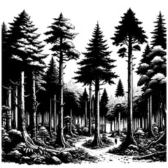 Vintage Forest