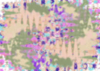 An abstract transparent psychedelic wavy vignette design element overlay.