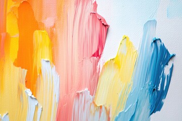 Vibrant hues blend harmoniously, showcasing bold strokes and tex