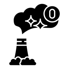 Net Zero Emissions Icon