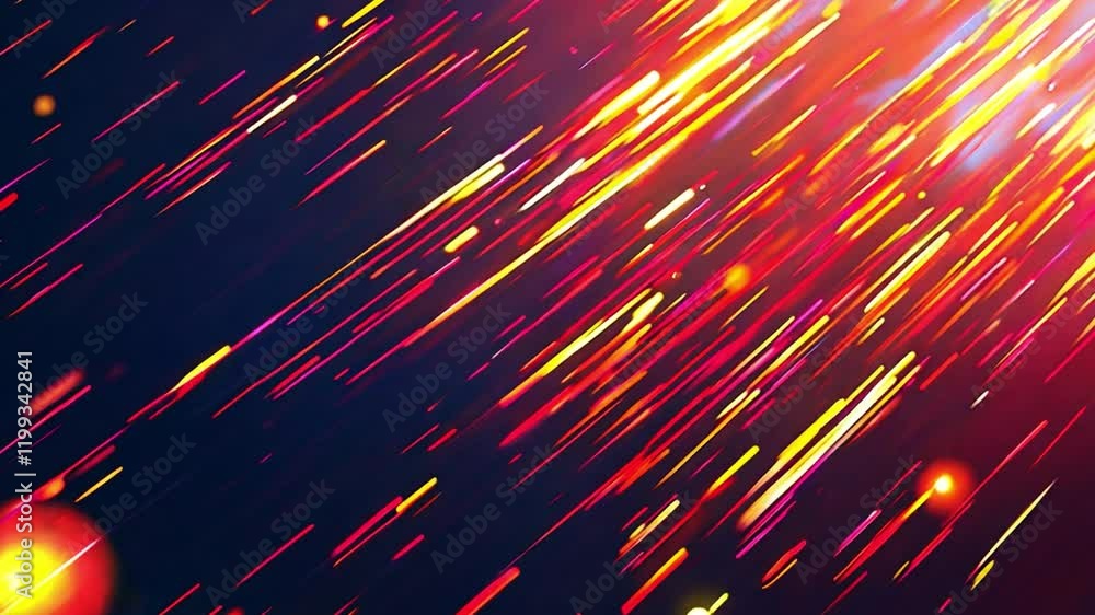 Aufkleber dynamic neon streaks: a vibrant and energetic abstract background features a mesmerizing pattern of 