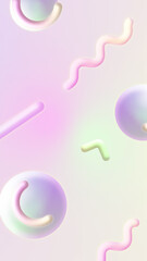 Bright Polygon Stylish Background