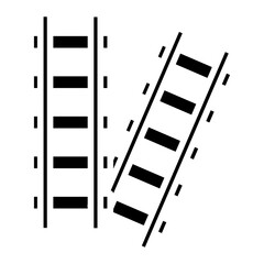 Tracks Intersection Icon