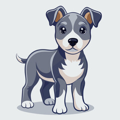 Fototapeta premium Cute animal puppy vector artwork illustration