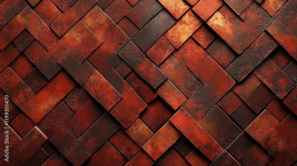 Poster abstract red brick wall texture background. perfect for design projects.