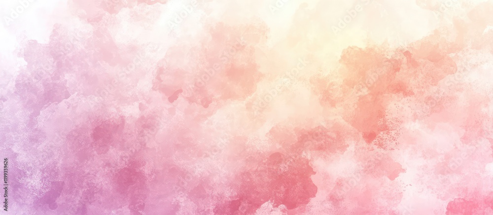 Poster Pastel Colored Fluid Art Texture with Empty Copy Space for Text Use