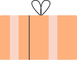 Hand Drawn Cardboard Box