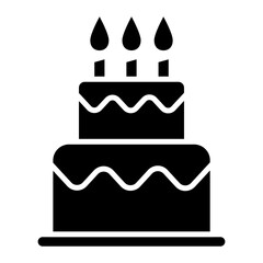 Two Layered Cake Icon