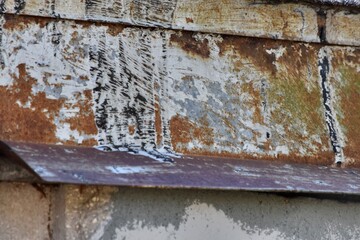 grunge surface building rusty metal background texture