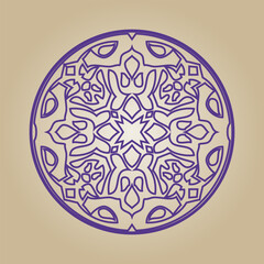Vintage ornate linear ornaments in Kazakh traditional style. Asian floral designs. Abstract Asian elements of the national pattern of the ancient nomads of the Kyrgyz, Mongols, Kazakhs, Tatars. EPS10