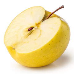 Yellow apples, apple,Green yellowish apples on a tree. 
