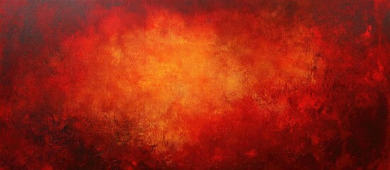 Obraz premium Texture of warm vibrant red canvas with rich depth and gradient hues, featuring ample negative space for text or design elements.