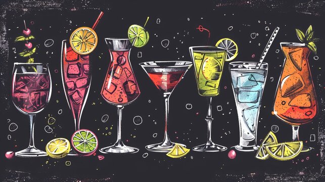 Professional Alcohol Menu Template for Bar Restaurant Cafe Design