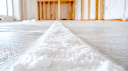 Installation of Expanded Polystyrene (EPS) for Floor Thermal Insulation in New Homes for Enhanced Energy Efficiency