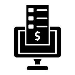 Online Invoice Icon