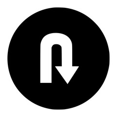 U Turn Icon