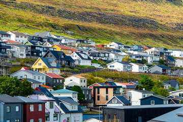 Town of Klaksvik - Faroe Islands
