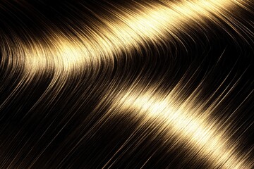 Elegant Golden Waves Abstract Background Texture Design