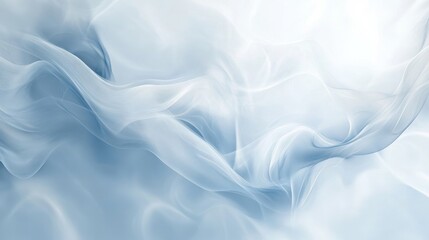 Obraz premium Serene aerial view of mysterious fog over navy waters in coastal landscape artistry