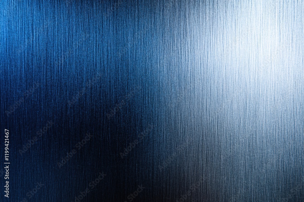 Poster blue gradient brushed metal texture background subtle vertical lines design element