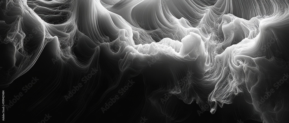 Poster high fidelity dynamic smoke patterns in abstract artistic viewpoints