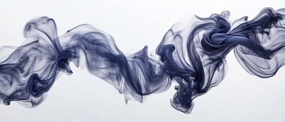 Abstract black and navy design high fidelity digital art in a contemporary environment